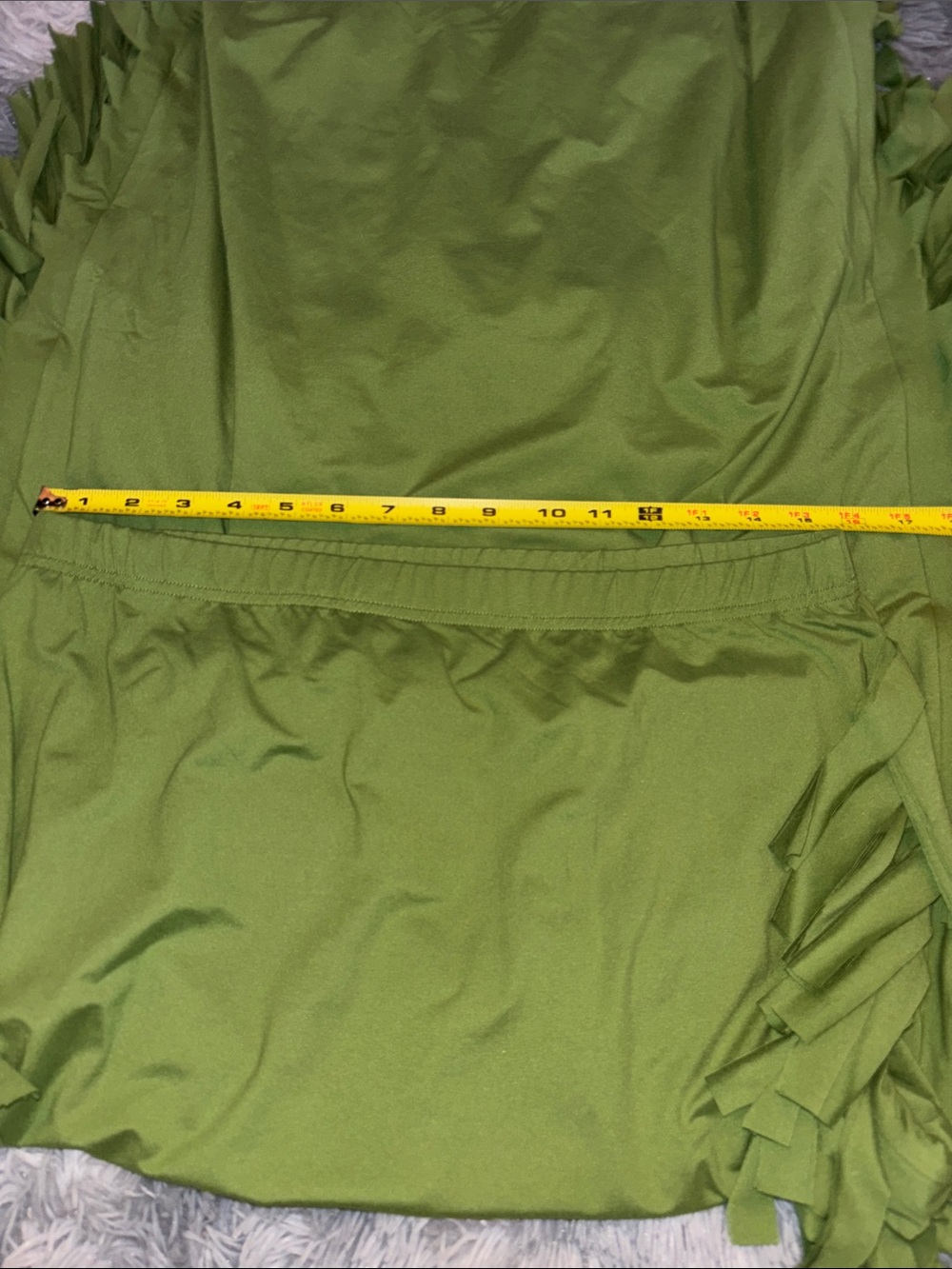 New Green skirt waist 32-34 Ladies 65% cotton - Picture 3 of 3